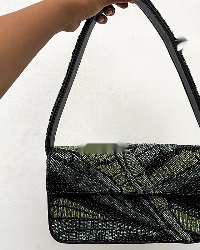 Palm Shadow Evening Bag